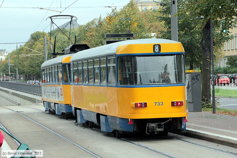 Straßenbahn Leipzig - 733
/ Bild: leipzig733_bk1110050341.jpg Straßenbahn Leipzig - 733
/ Bild: leipzig733_bk1110050341.jpg