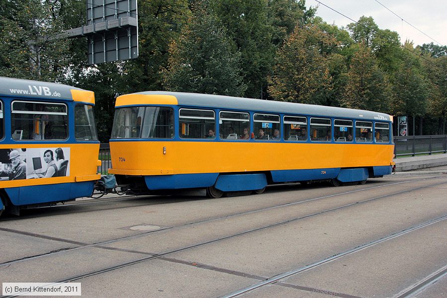 Straßenbahn Leipzig - 734
/ Bild: leipzig734_bk1110050310.jpg Straßenbahn Leipzig - 734
/ Bild: leipzig734_bk1110050310.jpg