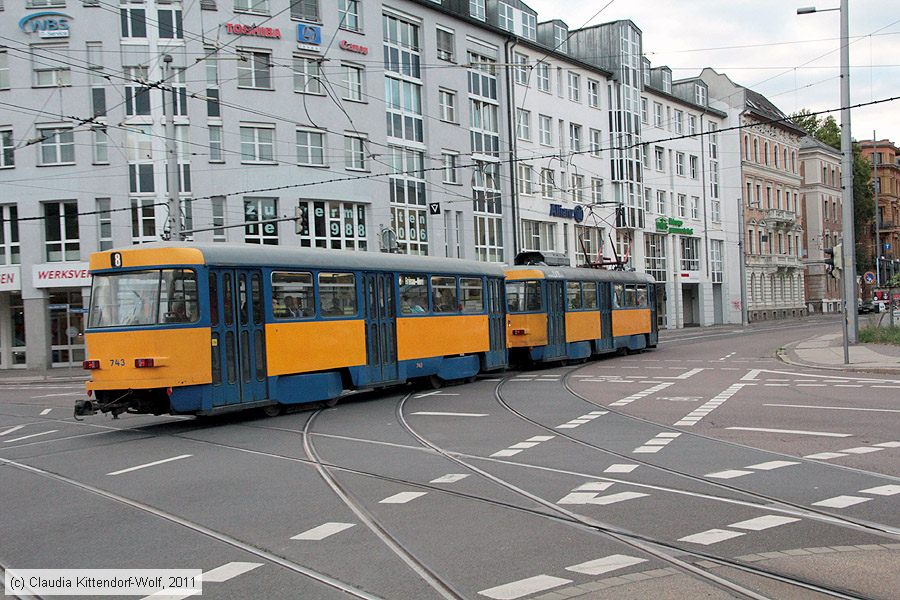 Straßenbahn Leipzig - 743
/ Bild: leipzig743_cw1110050268.jpg Straßenbahn Leipzig - 743
/ Bild: leipzig743_cw1110050268.jpg