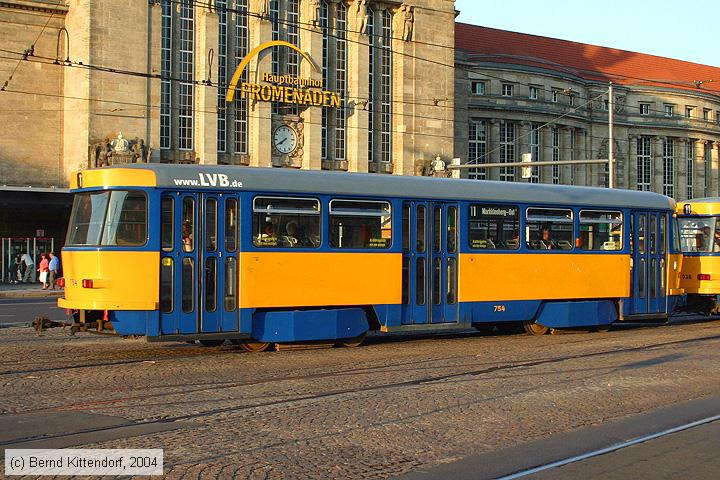 Straßenbahn Leipzig - 754
/ Bild: leipzig754_e0006102.jpg Straßenbahn Leipzig - 754
/ Bild: leipzig754_e0006102.jpg