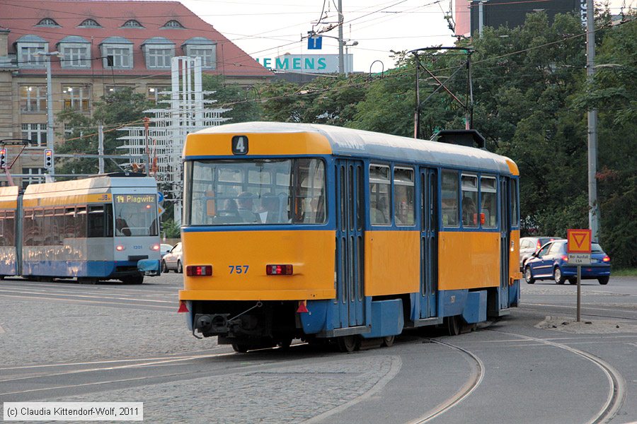 Straßenbahn Leipzig - 757
/ Bild: leipzig757_cw1110040292.jpg Straßenbahn Leipzig - 757
/ Bild: leipzig757_cw1110040292.jpg