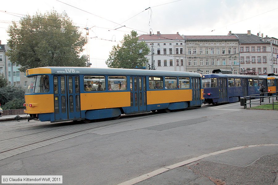Straßenbahn Leipzig - 758
/ Bild: leipzig758_cw1110040307.jpg Straßenbahn Leipzig - 758
/ Bild: leipzig758_cw1110040307.jpg