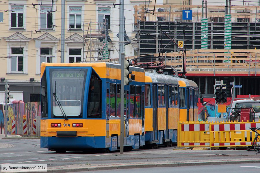 Stra&szlig;enbahn Leipzig - 914
/ Bild: leipzig914_bk1407300005.jpg