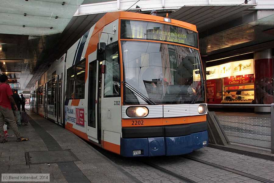 Straßenbahn Ludwigshafen - 2202
/ Bild: rnv2202_bk1407040058.jpg