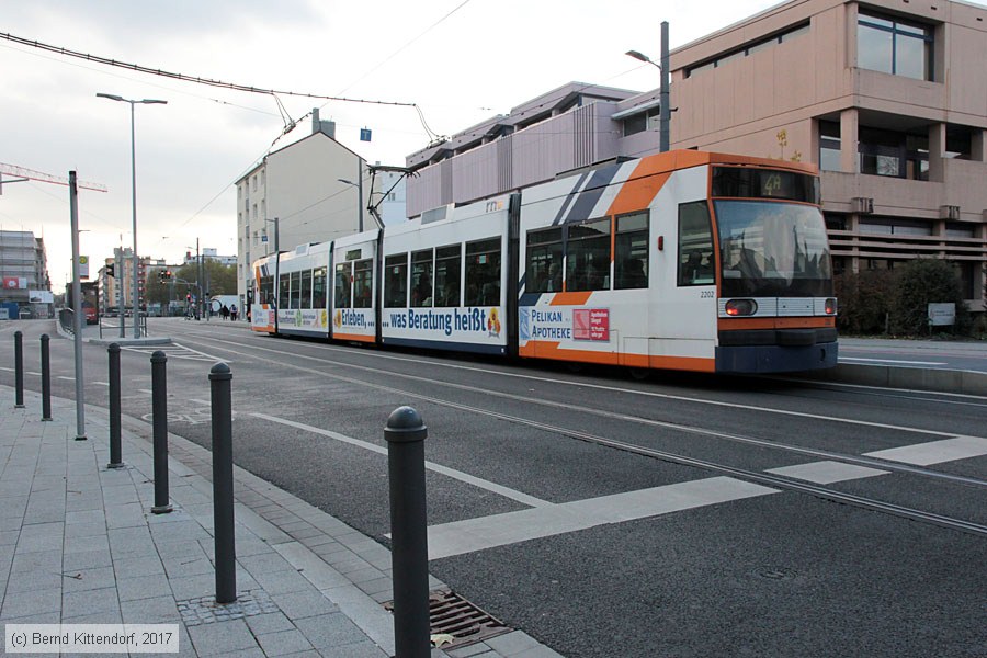 Straßenbahn Ludwigshafen - 2202
/ Bild: rnv2202_bk1711020015.jpg