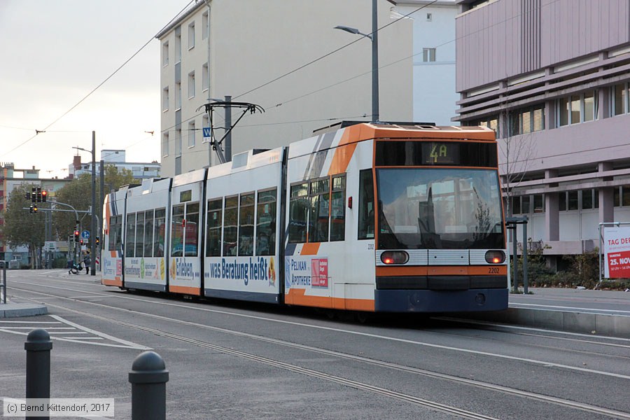 Straßenbahn Ludwigshafen - 2202
/ Bild: rnv2202_bk1711020016.jpg