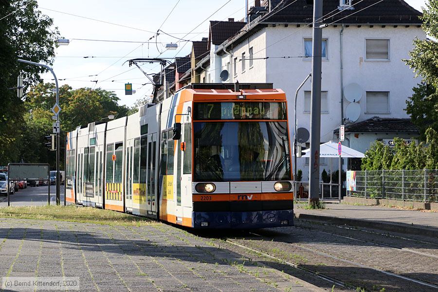 Stra&szlig;enbahn Ludwigshafen - 2203
/ Bild: rnv2203_bk2007230050.jpg