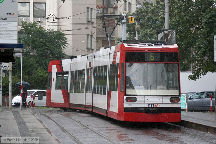 Stra&szlig;enbahn Ludwigshafen - 209
/ Bild: vbl209_bk0906250042.jpg