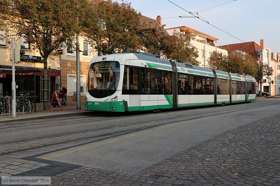 Stra&szlig;enbahn Ludwigshafen - 2215
/ Bild: rnv2215_bk1810190004.jpg