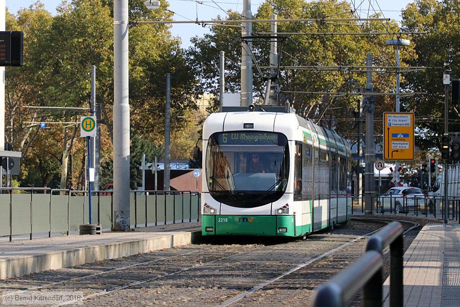 Stra&szlig;enbahn Ludwigshafen - 2218
/ Bild: rnv2218_bk1810200008.jpg