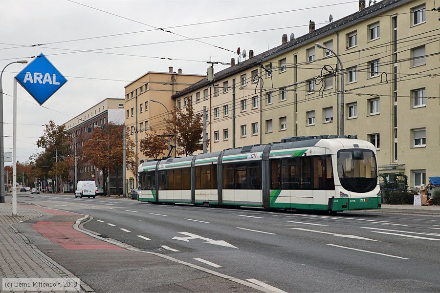 Stra&szlig;enbahn Ludwigshafen - 2218
/ Bild: rnv2218_bk1810290005.jpg