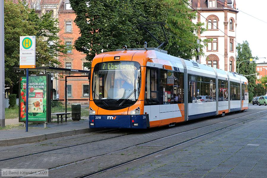 Stra&szlig;enbahn Ludwigshafen - 2218
/ Bild: rnv2218_bk2007230072.jpg
