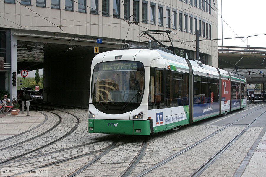 Stra&szlig;enbahn Ludwigshafen - 219
/ Bild: vbl219_bk0906250009.jpg