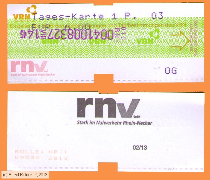 Ludwigshafen am Rhein - RNV - Fahrkarte
/ Bild: rnv_fk20130827t1p3.jpg