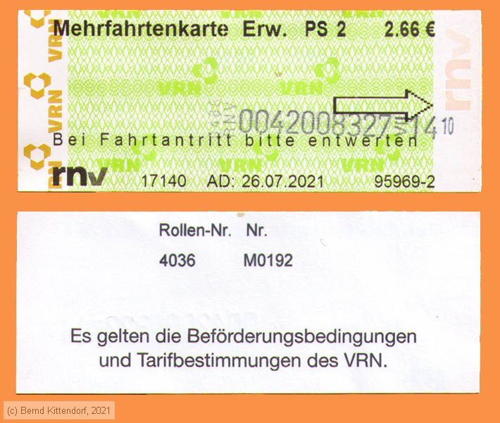 Ludwigshafen am Rhein - RNV - Fahrkarte
/ Bild: rnv_fk20210727mfkps22.jpg