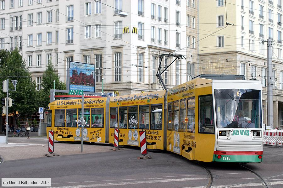 Straßenbahn Magdeburg - 1315
/ Bild: magdeburg1315_bk0708030070.jpg