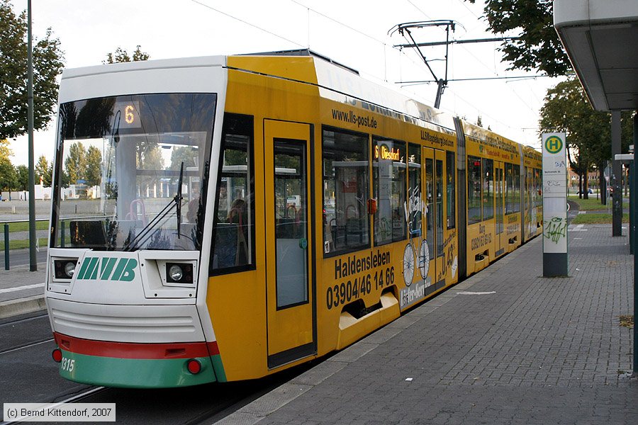 Stra&szlig;enbahn Magdeburg - 1315
/ Bild: magdeburg1315_bk0708030186.jpg