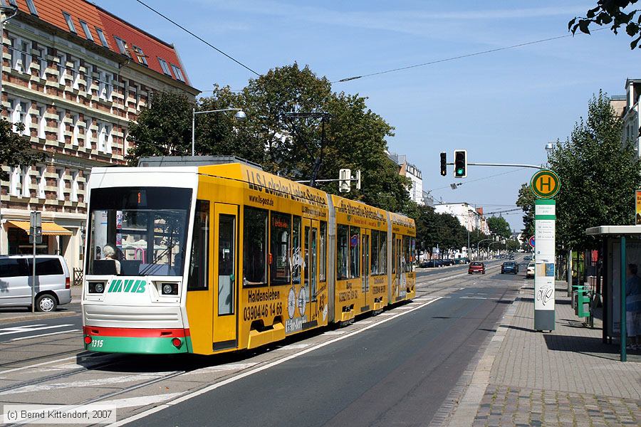 Stra&szlig;enbahn Magdeburg - 1315
/ Bild: magdeburg1315_bk0708050139.jpg