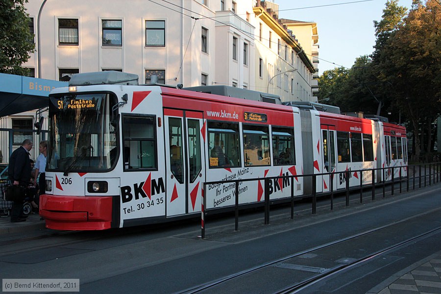 Straßenbahn Mainz - 206
/ Bild: mainz206_bk1109140333.jpg