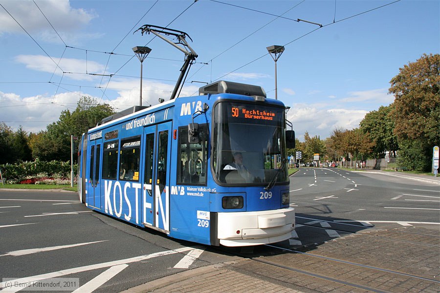 Straßenbahn Mainz - 209
/ Bild: mainz209_bk1108160101.jpg
