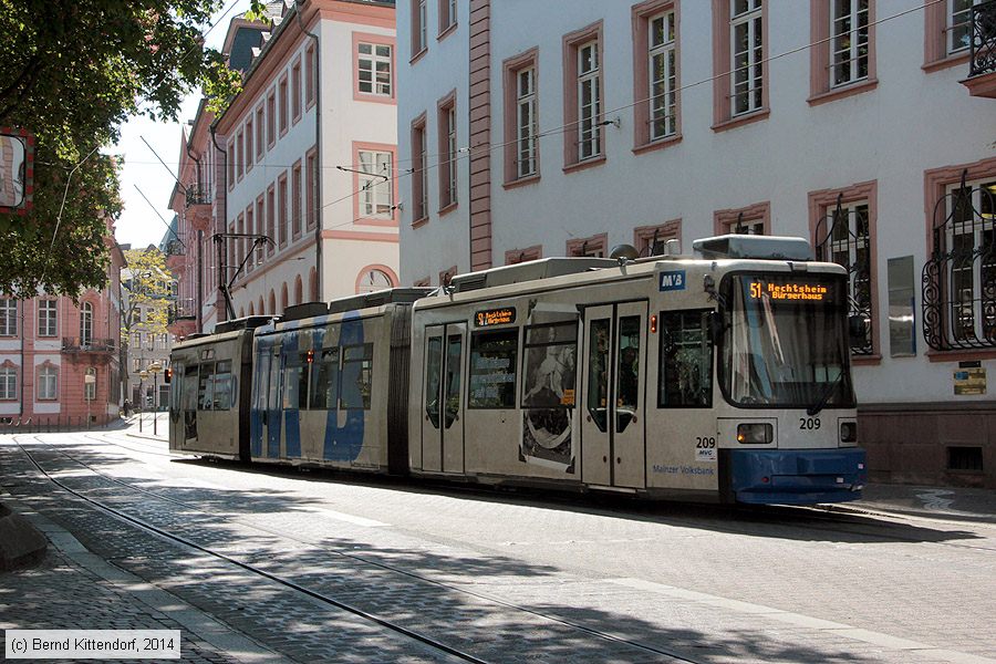 Straßenbahn Mainz - 209
/ Bild: mainz209_bk1404170096.jpg