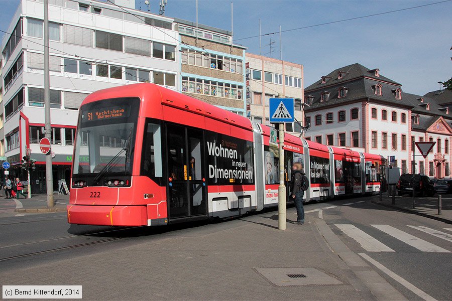 Straßenbahn Mainz - 222
/ Bild: mainz222_bk1404170120.jpg Straßenbahn Mainz - 222
/ Bild: mainz222_bk1404170120.jpg
