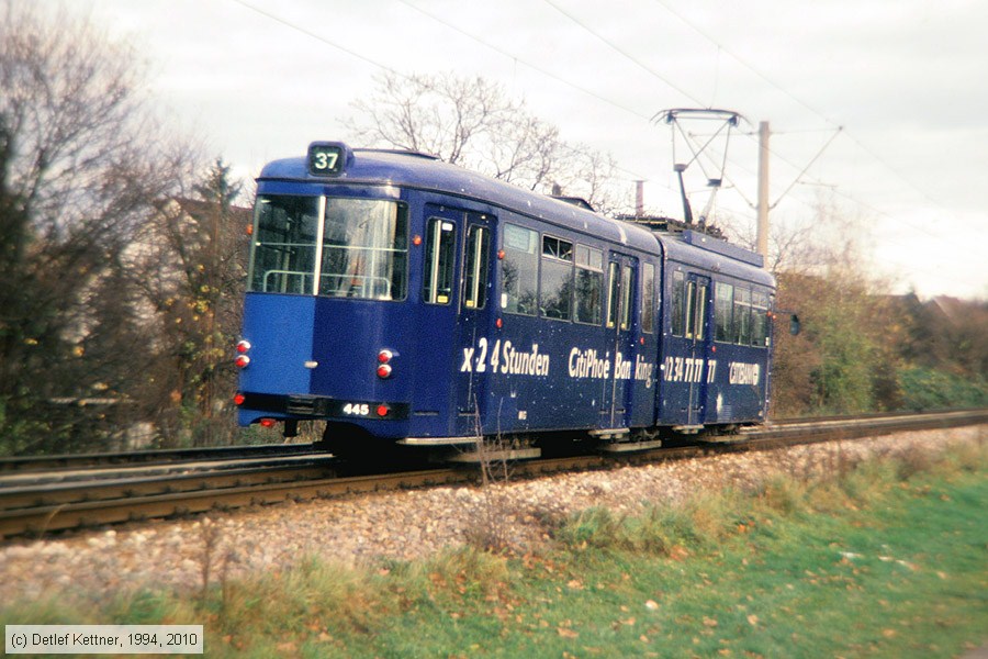 Straßenbahn Mannheim - 445
/ Bild: mvg445_dk110308.jpg