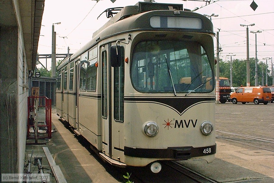 Stra&szlig;enbahn Mannheim - 458
/ Bild: mvg458_bk0306159137.jpg