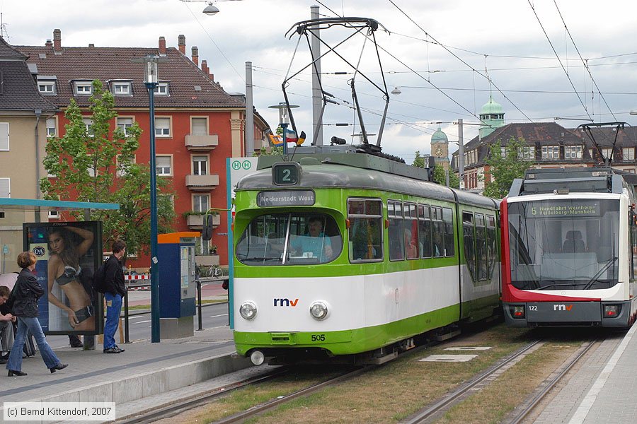 Straßenbahn Mannheim - 505
/ Bild: mvg505_bk0705080045.jpg