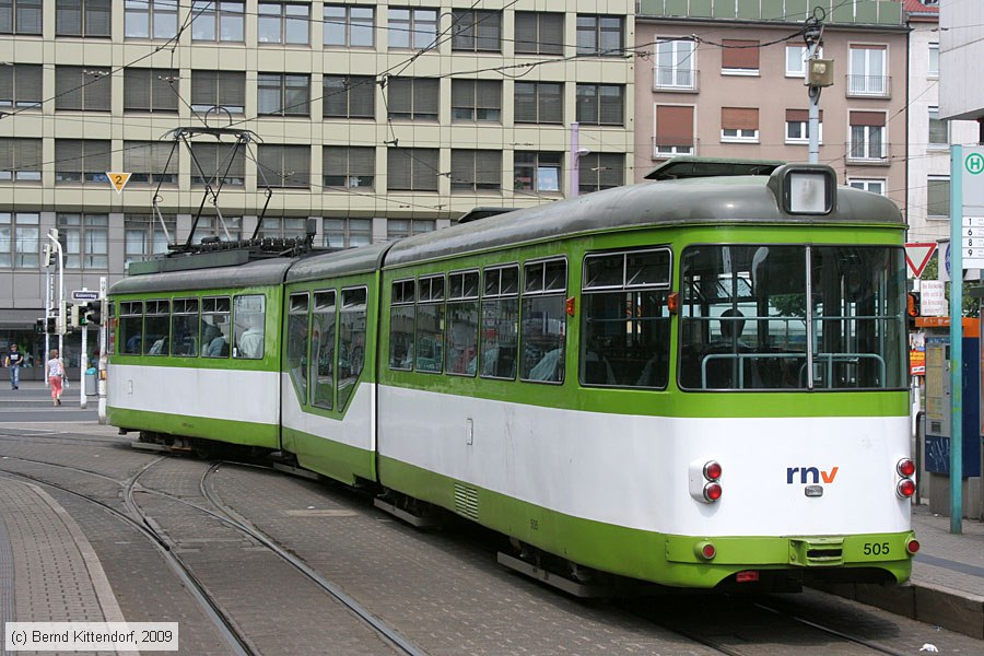 Straßenbahn Mannheim - 505
/ Bild: mvg505_bk0905220040.jpg