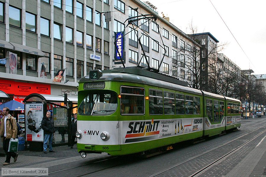 Straßenbahn Mannheim - 505
/ Bild: mvg505_e0002049.jpg