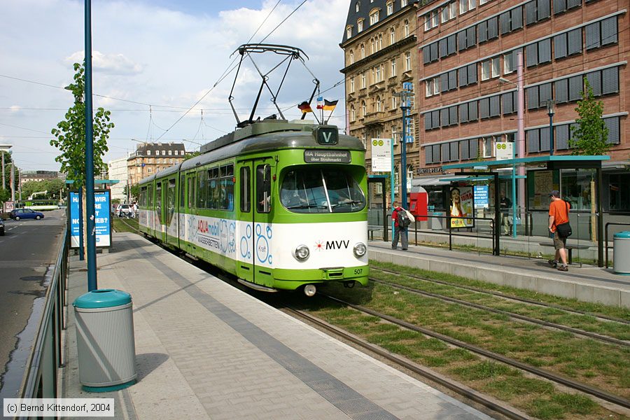 Straßenbahn Mannheim - 507
/ Bild: mvg507_e0003473.jpg