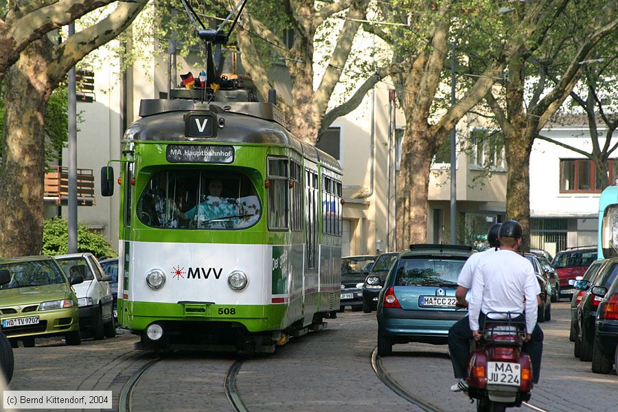 Straßenbahn Mannheim - 508
/ Bild: mvg508_e0003426.jpg Straßenbahn Mannheim - 508
/ Bild: mvg508_e0003426.jpg