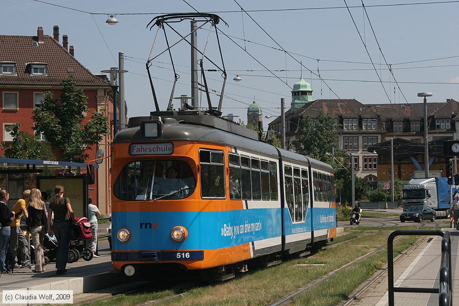 Stra&szlig;enbahn Mannheim - 516
/ Bild: mvg516_cw0906240020.jpg
