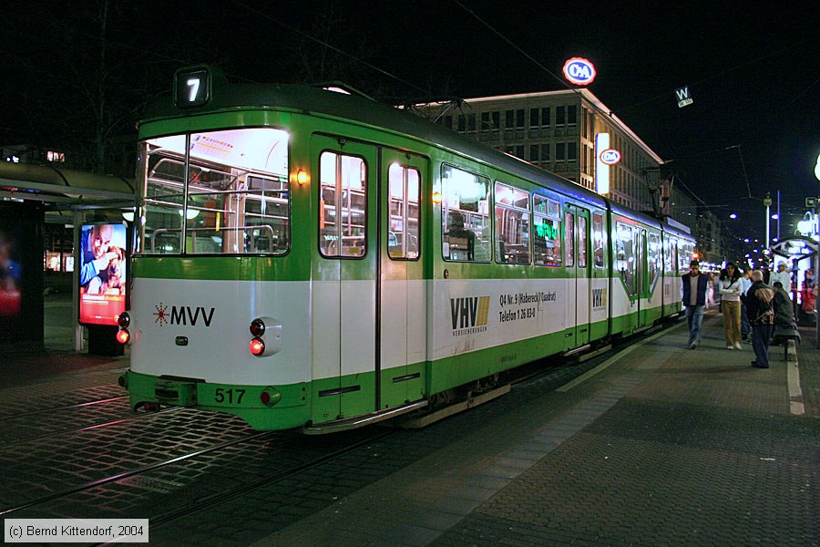 Stra&szlig;enbahn Mannheim - 517
/ Bild: mvg517_e0003074.jpg
