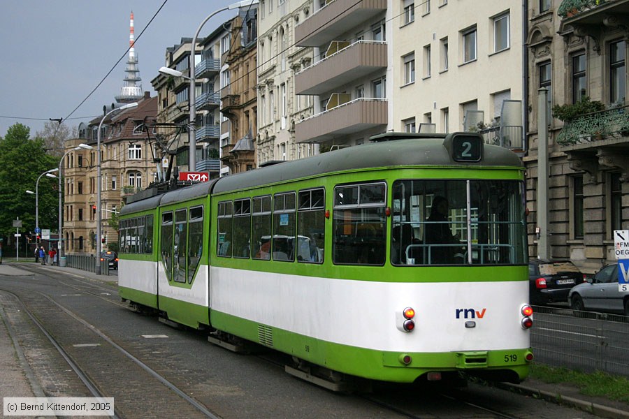 Straßenbahn Mannheim - 519
/ Bild: mvg519_e0016429.jpg