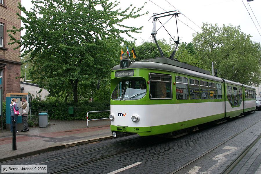 Straßenbahn Mannheim - 519
/ Bild: mvg519_e0017998.jpg