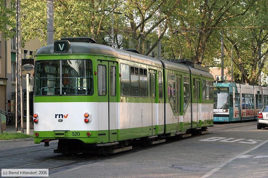 Straßenbahn Mannheim - 520
/ Bild: mvg520_bk0605090195.jpg