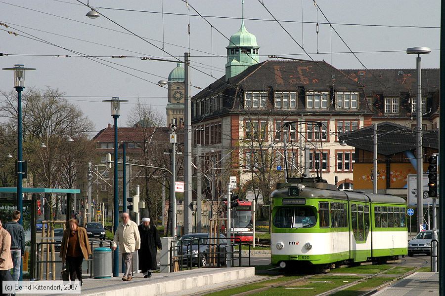 Straßenbahn Mannheim - 520
/ Bild: mvg520_bk0704010061.jpg
