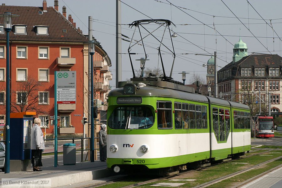 Straßenbahn Mannheim - 520
/ Bild: mvg520_bk0704010062.jpg