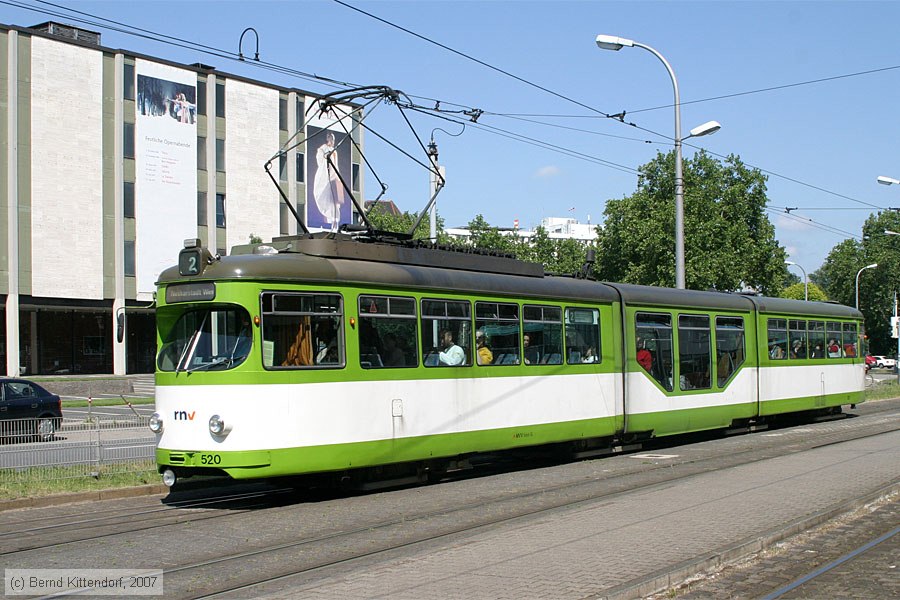 Straßenbahn Mannheim - 520
/ Bild: mvg520_bk0705180039.jpg