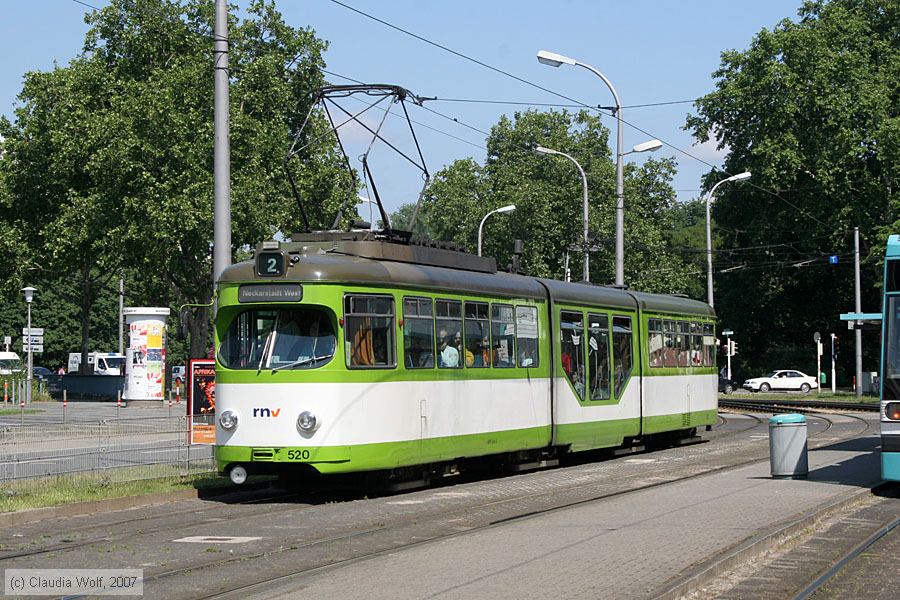 Straßenbahn Mannheim - 520
/ Bild: mvg520_cw0705180071.jpg