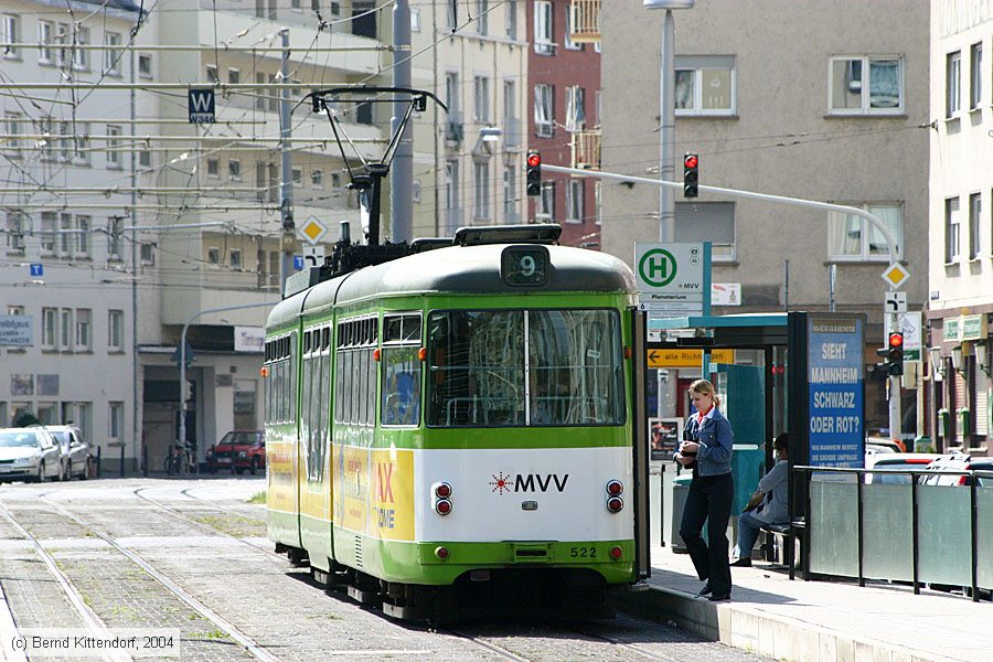 Straßenbahn Mannheim - 522
/ Bild: mvg522_e0003454.jpg Straßenbahn Mannheim - 522
/ Bild: mvg522_e0003454.jpg