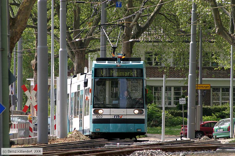 Straßenbahn Mannheim - 602
/ Bild: mvg602_bk0605090016.jpg