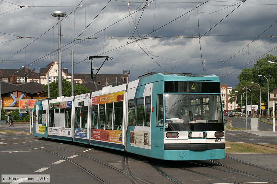 Straßenbahn Mannheim - 602
/ Bild: mvg602_bk0705080070.jpg