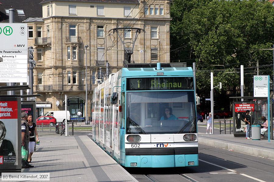 Straßenbahn Mannheim - 602
/ Bild: mvg602_bk0707140008.jpg