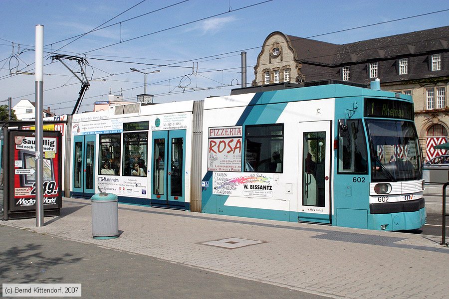 Straßenbahn Mannheim - 602
/ Bild: mvg602_bk0707140009.jpg