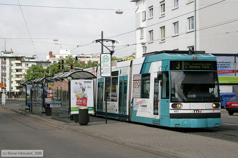 Straßenbahn Mannheim - 602
/ Bild: mvg602_bk0807090003.jpg