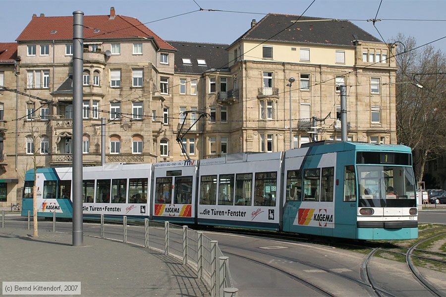 Straßenbahn Mannheim - 603
/ Bild: mvg603_bk0704010093.jpg