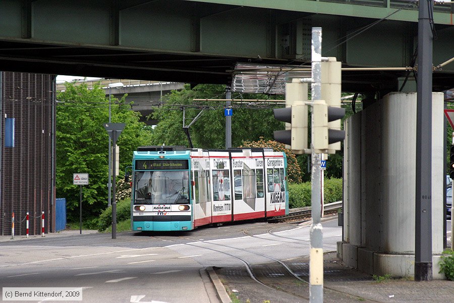 Stra&szlig;enbahn Mannheim - 603
/ Bild: mvg603_bk0904280006.jpg